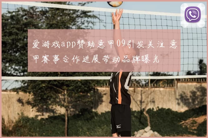 爱游戏app赞助意甲09引发关注 意甲赛事合作进展带动品牌曝光